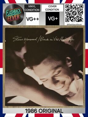 STEVE WINWOOD•Back In The High Life•1986 US (#9-25448-1) Allied Pressing